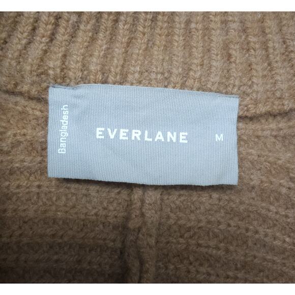 Everlane Felted Extra Fine Ribbed Merino Half-Zip Sweater Womens Very Soft M - Picture 6 of 7